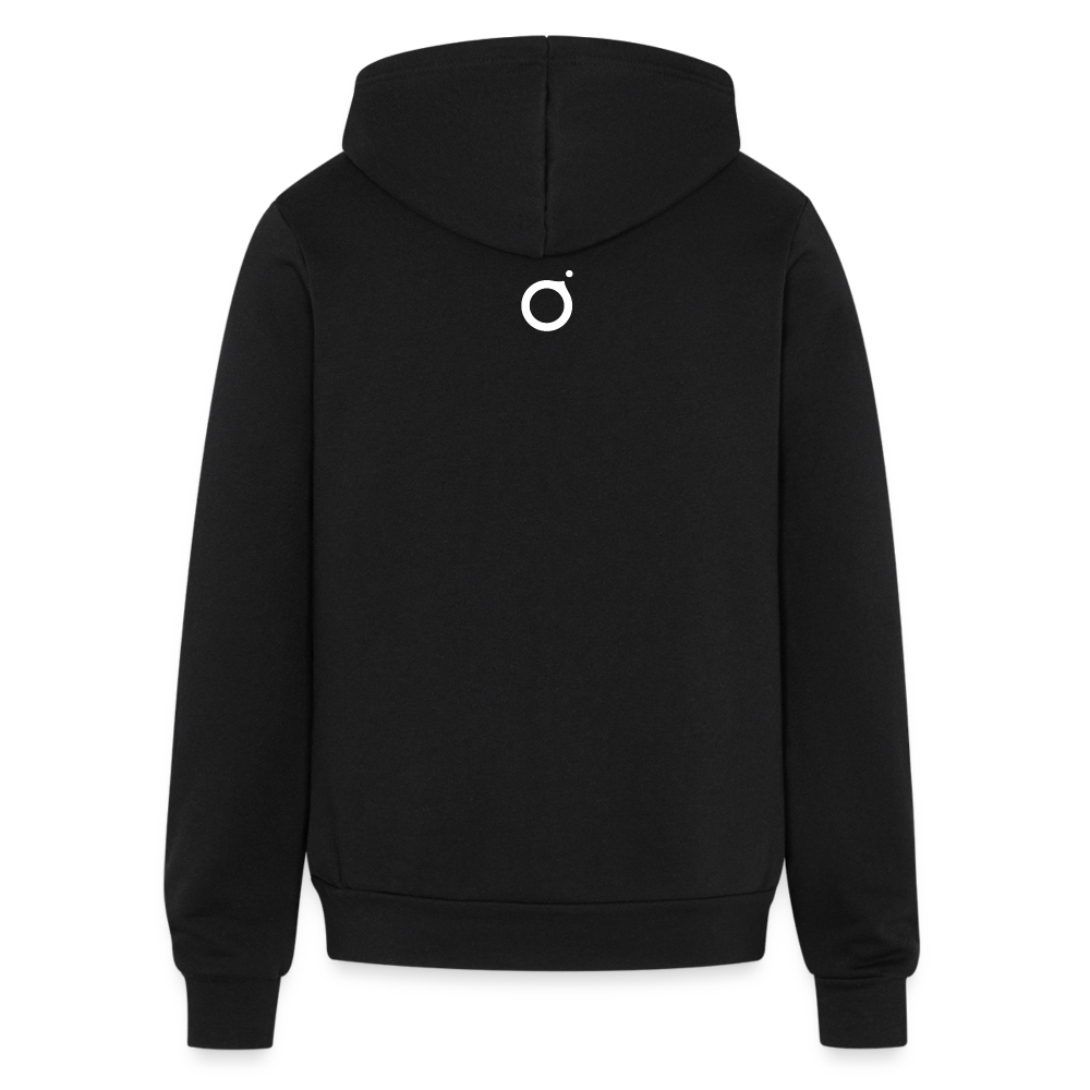 Bella + Canvas Unisex Full Zip Hoodie - black